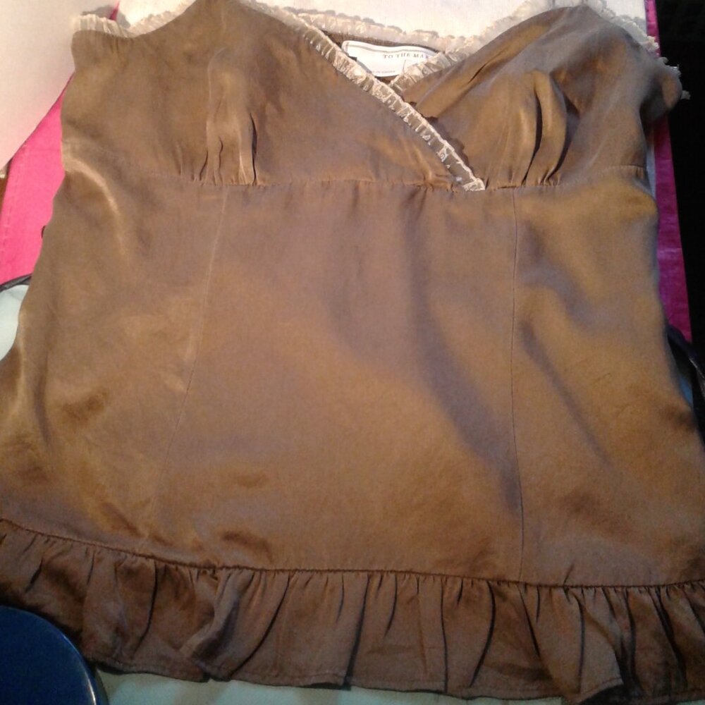 To the Max Silk Light-Brown Cami - LOW Price - Picture 7 of 10